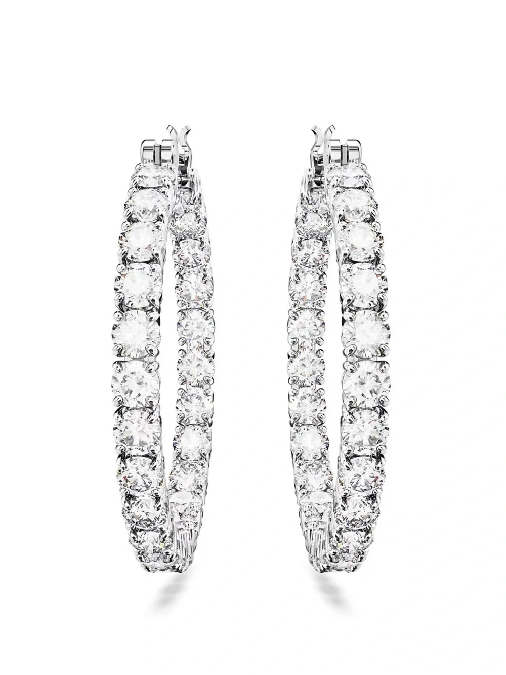 Swarovski sparkling silver